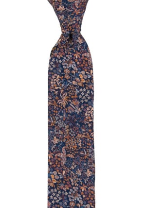 EXCLUSE ORANGE skinny tie