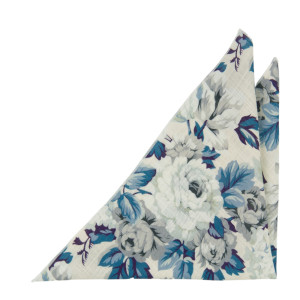 FAITHFULLNESS PETROL pocket square