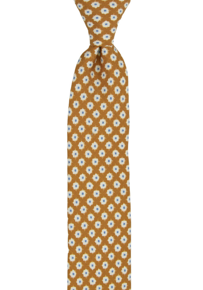 FAVOLOSA MUSTARD skinny tie