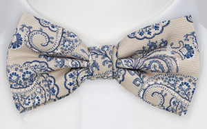 FEELINGIT FAWN BEIGE pre-tied bow tie