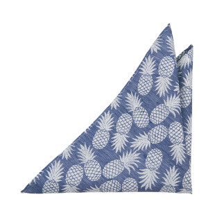 FINEAPPLE BLUE pocket square
