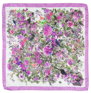 FIORE LAVENDER PINK pocket square
