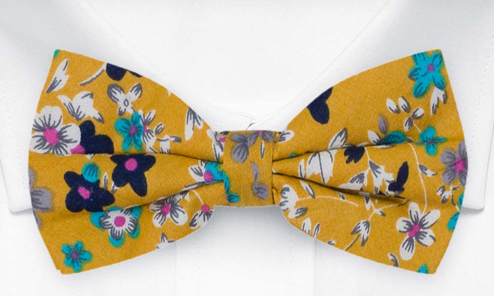 FLORASTIC HONEY bow tie