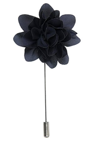 Floret Navy Blue lapel pin