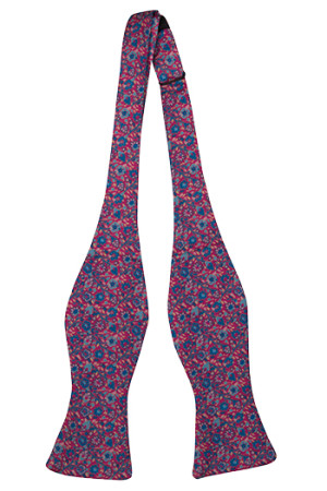 FLORIDO Cerise self-tie bow tie