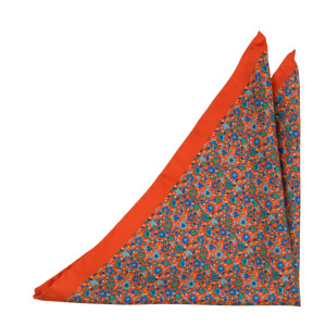 FLORIDO Red pocket square