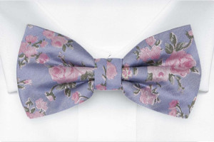 FLOWERCROWN DUSTY BLUE pre-tied bow tie