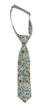 FLOWERFOLLY BLUE boy's tie small pre-tied