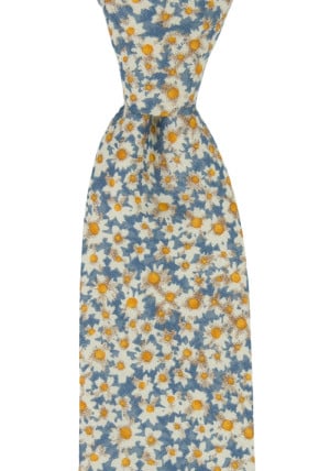 FLOWERLY BLUE classic tie