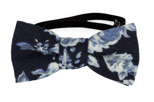 FONDOFYOU NAVY BLUE baby bow tie