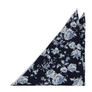 FONDOFYOU NAVY BLUE pocket square