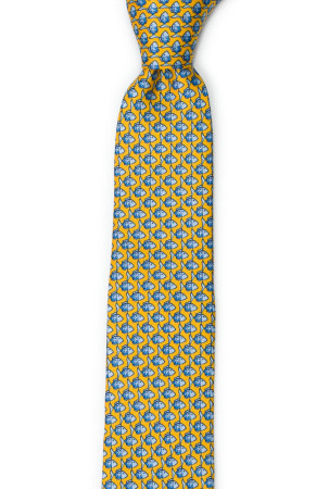 FORZAPESCE YELLOW skinny tie