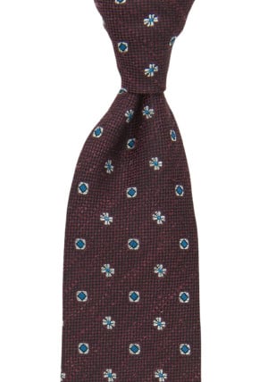 GENTILUOMO BURGUNDY tie