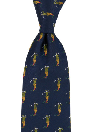 GOINGFORGOLF DARK BLUE classic tie