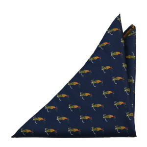 GOINGFORGOLF DARK BLUE pocket square