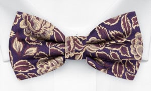 GOLDIVINE AUBERGINE bow tie