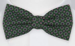 GRAZIA GREEN pre-tied bow tie