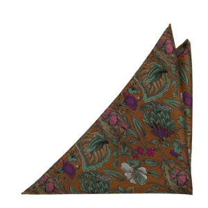 GROWINGONME OCHRE YELLOW pocket square