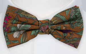 GROWINGONME OCHRE YELLOW pre-tied bow tie