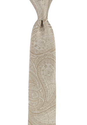 Honeymoon Taupe boy's tie medium