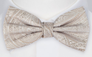 Honeymoon TAUPE boy's bow tie