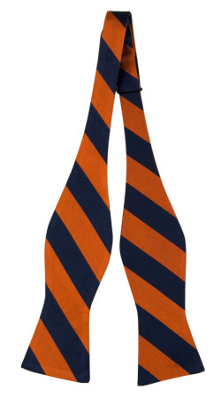 HYVENS ORANGE self-tie bow tie