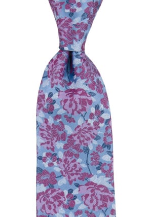 INFLOWERLOVE LIGHT BLUE tie