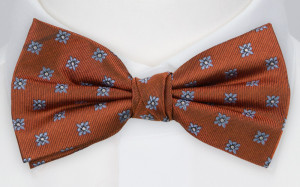 INGOODORDER TERRACOTTA pre-tied bow tie
