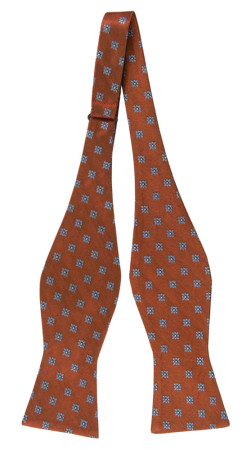 INGOODORDER TERRACOTTA self-tie bow tie