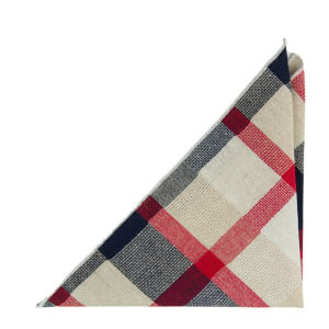 INTERWEAVE RED pocket square