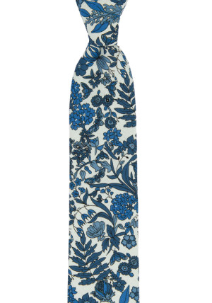 BLUEBREW WHITE skinny tie