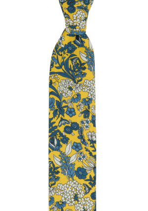 BLUEBREW Yellow boy's tie medium