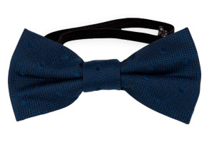 BRUDGUM NAVY BLUE baby bow tie
