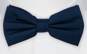 BRUDGUM NAVY BLUE boy's bow tie