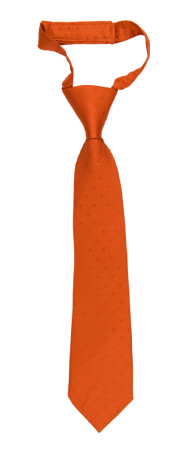 BRUDGUM Orange boy's tie small pre-tied