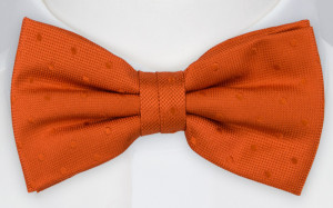 BRUDGUM ORANGE boy's bow tie