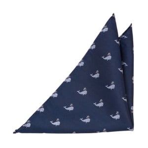 CACHALOT BLUE pocket square
