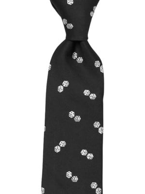 DICELET BLACK tie