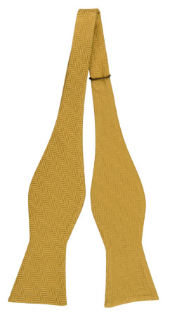 DRUMMEL GOLD self-tie bow tie