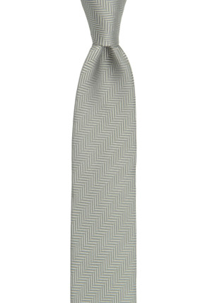 DRUMMEL Light grey boy's tie medium