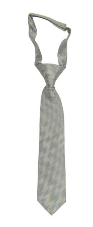 DRUMMEL Light grey boy's tie small pre-tied
