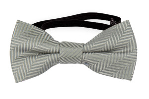DRUMMEL LIGHT GREY baby bow tie