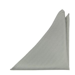 DRUMMEL LIGHT GREY pocket square