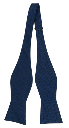 DRUMMEL NAVY BLUE self-tie bow tie