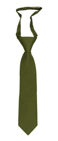 DRUMMEL Olive green boy's tie small pre-tied