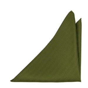 DRUMMEL OLIVE GREEN pocket square