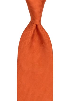 DRUMMEL ORANGE classic tie