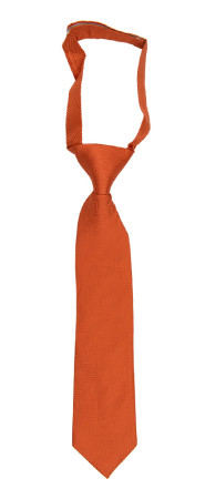 DRUMMEL Orange boy's tie small pre-tied