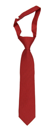 DRUMMEL Red boy's tie small pre-tied