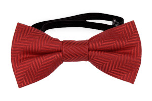 DRUMMEL RED baby bow tie